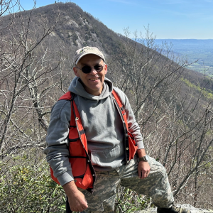 Mike Santucci on Fishers Peak
